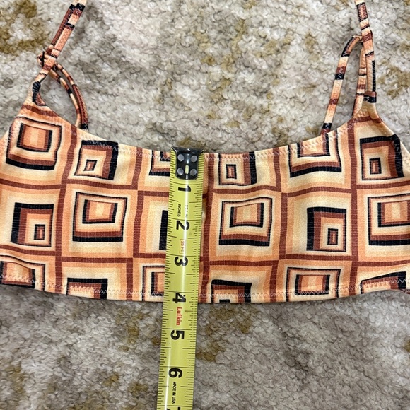 Triangle Geometric Print Bikini Set - Picture 6 of 11